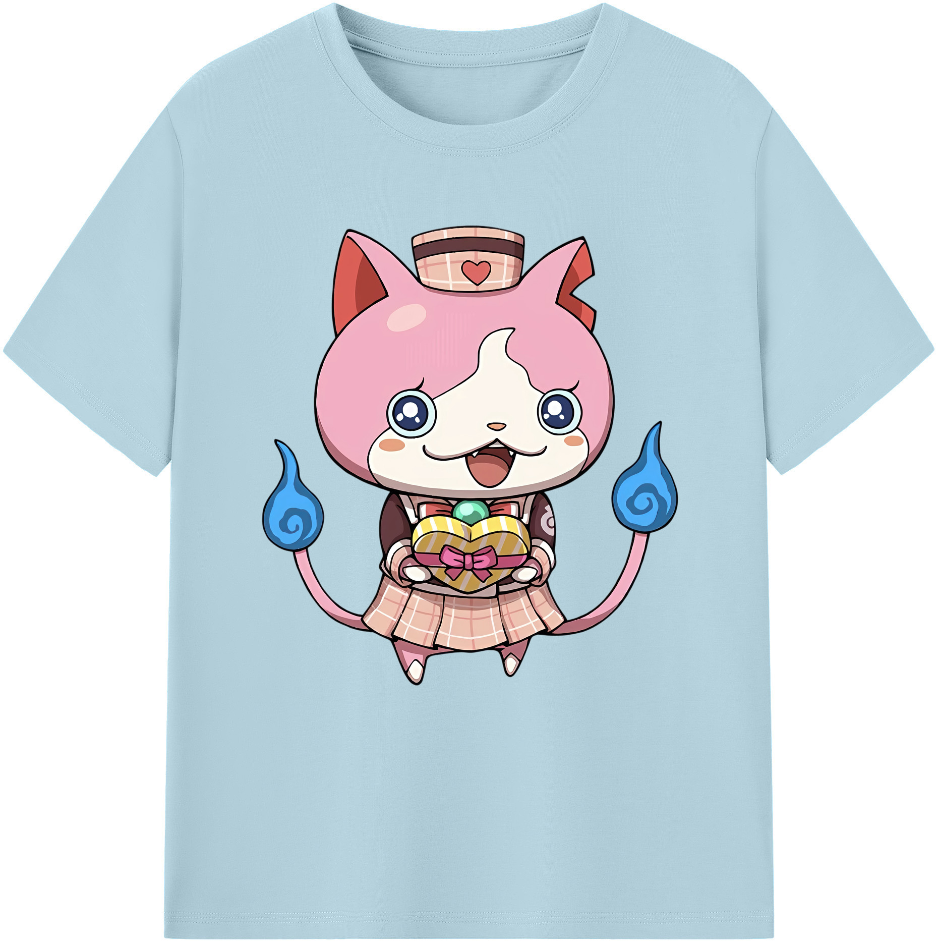 （画像用） 妖怪ウォッチ Yo-kai Watch 綿100％半袖Tシャツ（フロントプリント）